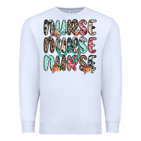 White nurse nurse nurse Premium Sweatshirt - NancyCooperArtShop