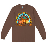 Chestnut Welcome Fall Rainbow Long Sleeve Tee - Artiststas