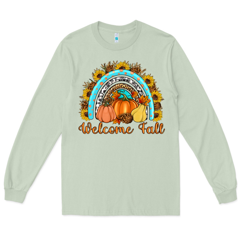 Welcome Fall Rainbow Long Sleeve Tee by Artiststas | Teevron