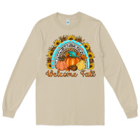 Mushroom Welcome Fall Rainbow Long Sleeve Tee - Artiststas