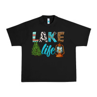 Black lake life Urban Heavy Tee - HRA Design Shop