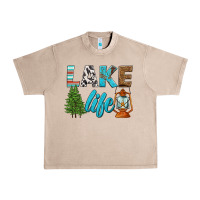 French Oak lake life Urban Heavy Tee - HRA Design Shop