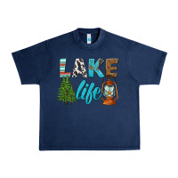 Navy lake life Urban Heavy Tee - HRA Design Shop