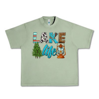Oil Green lake life Urban Heavy Tee - HRA Design Shop