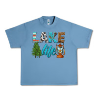 Pebble Blue lake life Urban Heavy Tee - HRA Design Shop