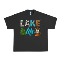 Pigment Black lake life Urban Heavy Tee - HRA Design Shop
