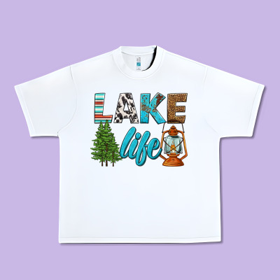 Lake Life Urban Heavy Tee Designed By Hra Design Shop