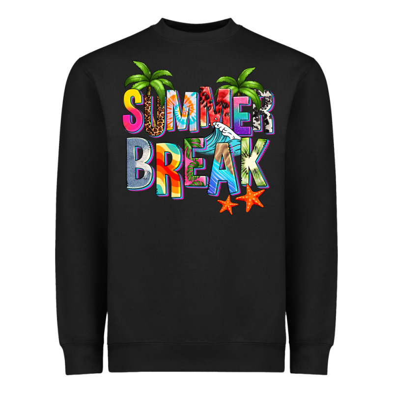 Summer Break Heavyweight Sweatshirt by Zillion Design Studio | Teevron
