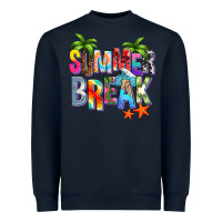 Navy summer break Heavyweight Sweatshirt - Zillion Design Studio