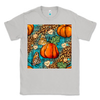 Moon Dust pumpkin and butterfly seamless pattern Classic Tee - BundleAndBundleShop