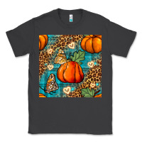 Smoke pumpkin and butterfly seamless pattern Classic Tee - BundleAndBundleShop