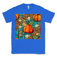 True Royal pumpkin and butterfly seamless pattern Classic Tee - BundleAndBundleShop
