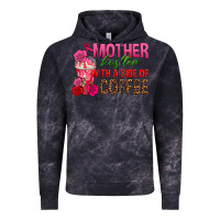 Mother Hustler Wt A Side Of Coffee Vintage Hoodie | Teevron