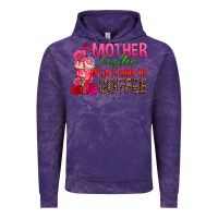 Cloud Purple mother hustler wt a side of coffee Vintage Hoodie - texasbilliewilder