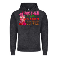 Vintage Black mother hustler wt a side of coffee Vintage Hoodie - texasbilliewilder
