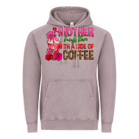 Vintage Zinc mother hustler wt a side of coffee Vintage Hoodie - texasbilliewilder