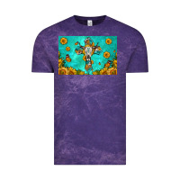 Cloud Purple bull skull cross skinny metal can holder Vintage Tee - HRA Design Shop
