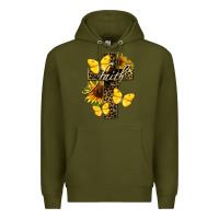 Army Green Western Faith Premium Hoodie - LillyAllenDesigns