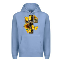 Colony Blue Western Faith Premium Hoodie - LillyAllenDesigns