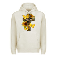 Oatmeal Heather Western Faith Premium Hoodie - LillyAllenDesigns