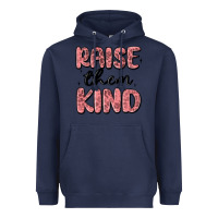 Navy raise them kind Heavyweight Hoodie - MaliasSmallBusiness