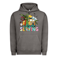Pigment Tornado Let's go surfing Urban Hoodie - NancyCooperArtShop