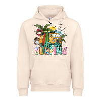Sandshell Let's go surfing Urban Hoodie - NancyCooperArtShop