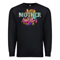 Black mother hustler lightning bolt Premium Sweatshirt - NancyCooperArtShop