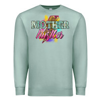 Seafoam mother hustler lightning bolt Premium Sweatshirt - NancyCooperArtShop