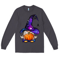 Smoke witch gnome with pumpkin Long Sleeve Tee - BundleAndBundleShop