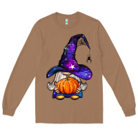 Toasted Coconut witch gnome with pumpkin Long Sleeve Tee - BundleAndBundleShop
