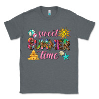 Charcoal Heather sweet summer time Classic Tee - AdoDesignShop