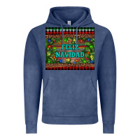 Vintage Denim feliz navidad Vintage Hoodie - RanaPortraitStore