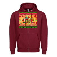 Burgundy autism awareness love Zipper Hoodie - BarkalooDesign