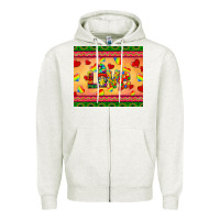 Oatmeal Heather autism awareness love Zipper Hoodie - BarkalooDesign