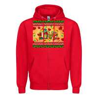 Red autism awareness love Zipper Hoodie - BarkalooDesign