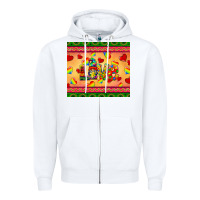White autism awareness love Zipper Hoodie - BarkalooDesign