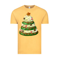 Vintage Mustard white christmas cookie cake Vintage Tee - FaDigitalArtStudio