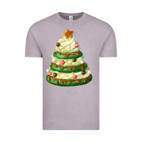 Vintage Zinc white christmas cookie cake Vintage Tee - FaDigitalArtStudio