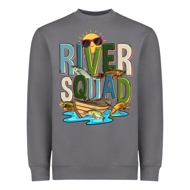 River Squad Heavyweight Sweatshirt by Zillion Design Studio | Teevron