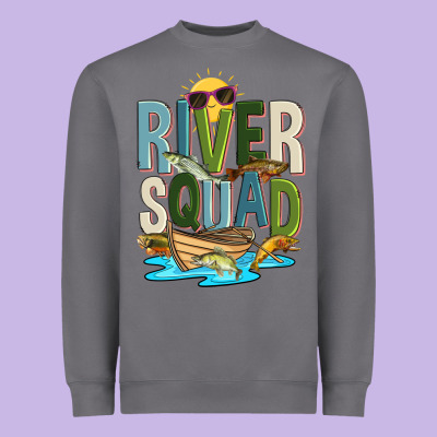 River Squad Heavyweight Sweatshirt Designed By Zillion Design Studio