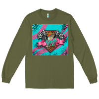 Army Green racing pink tumbler Long Sleeve Tee - AdoDesignShop