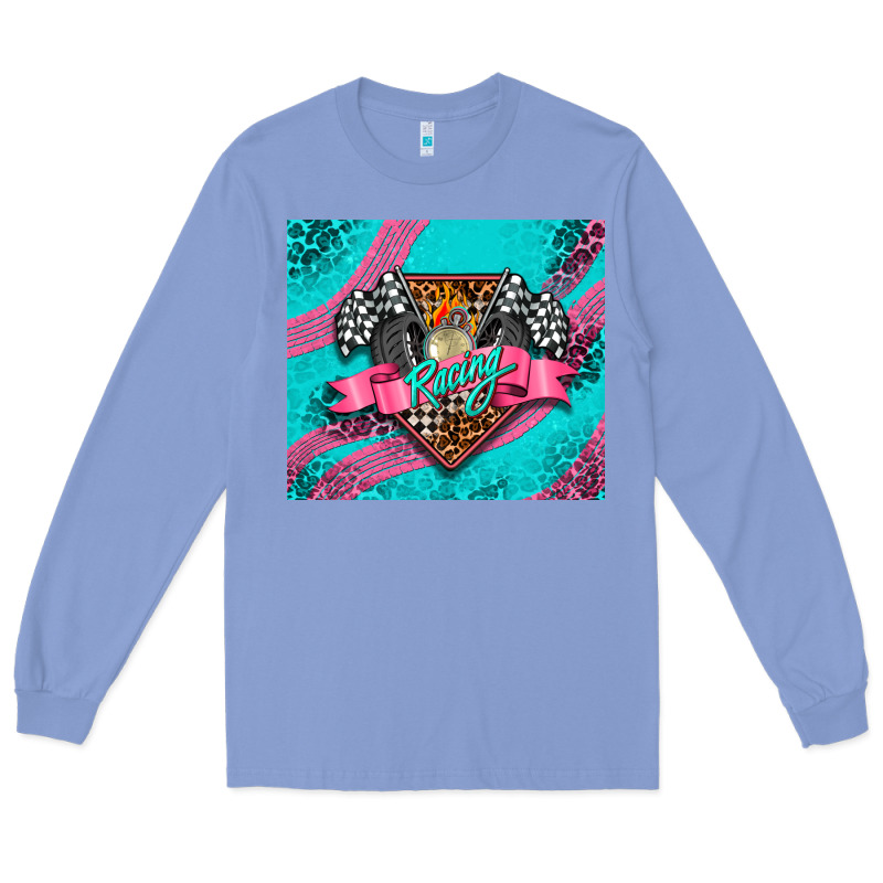 Racing Pink Tumbler Long Sleeve Tee by AdoDesignShop | Teevron