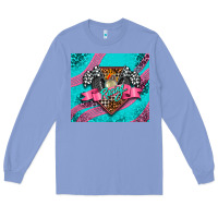Colony Blue racing pink tumbler Long Sleeve Tee - AdoDesignShop