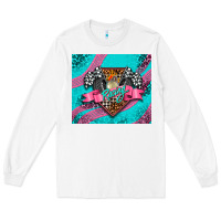 White racing pink tumbler Long Sleeve Tee - AdoDesignShop