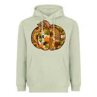 Matcha Leopard cowhide sunflower pumpkin Heavyweight Hoodie - NancyCooperArtShop
