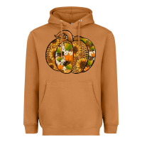 Meerkat Leopard cowhide sunflower pumpkin Heavyweight Hoodie - NancyCooperArtShop
