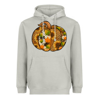 Moon Dust Leopard cowhide sunflower pumpkin Heavyweight Hoodie - NancyCooperArtShop