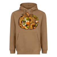 Toasted Coconut Leopard cowhide sunflower pumpkin Heavyweight Hoodie - NancyCooperArtShop