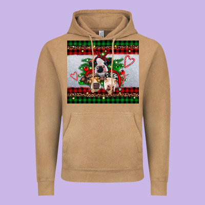 Christmas Heifers Vintage Hoodie Designed By Ranaportraitstore